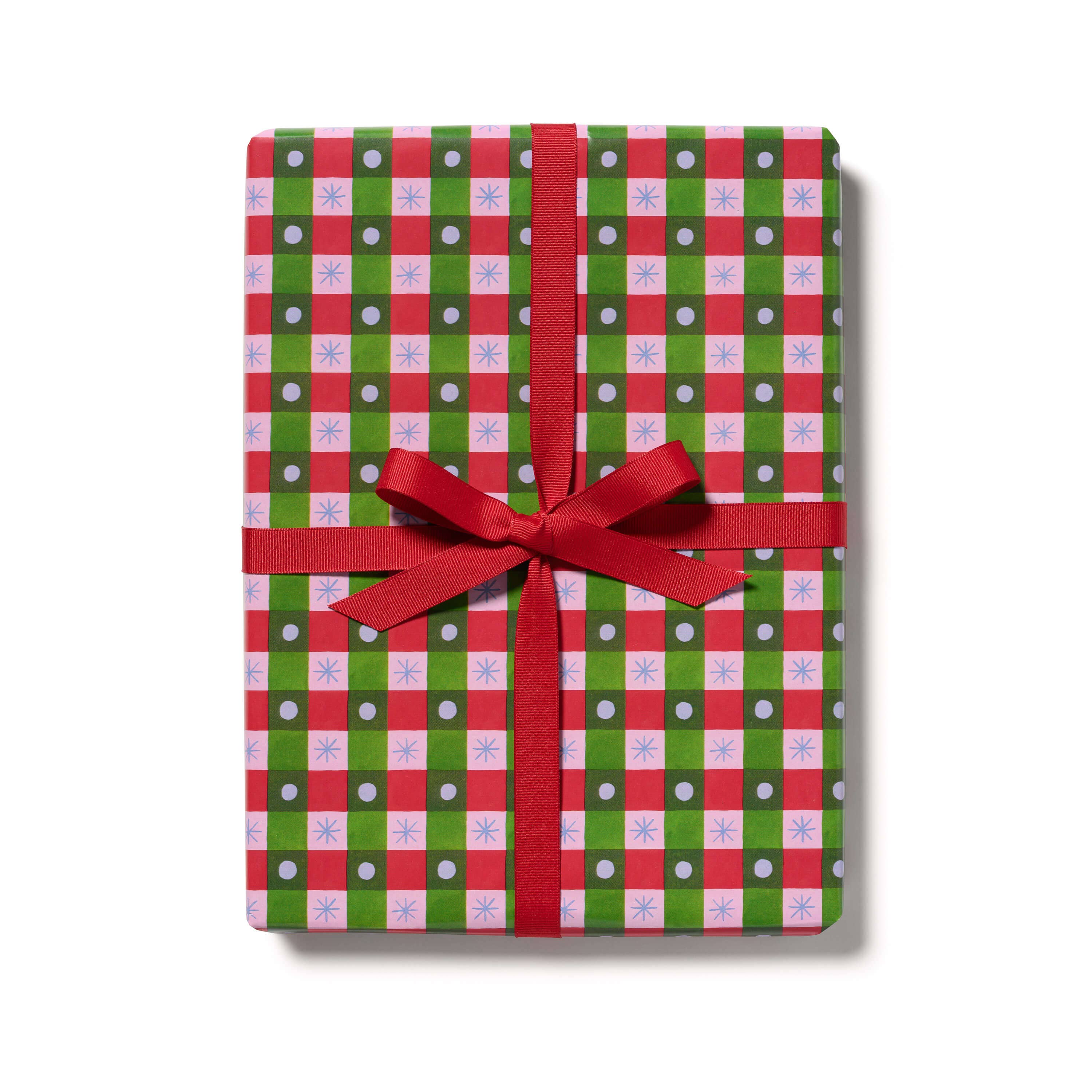 Holiday Checker Wrapping Paper