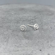 Minimal Baby Spiral Studs