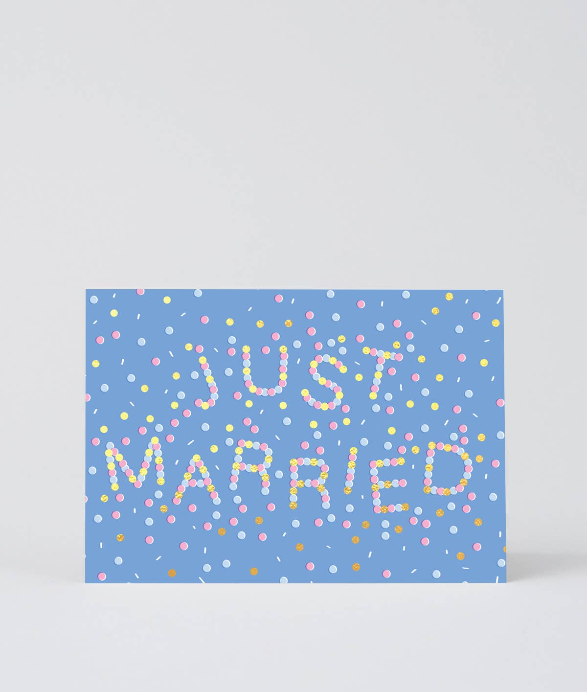 Just Married Confetti Card