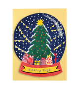 Holiday Magic Snow Globe Die Cut Card