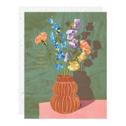 Sweet Days Vase  Card