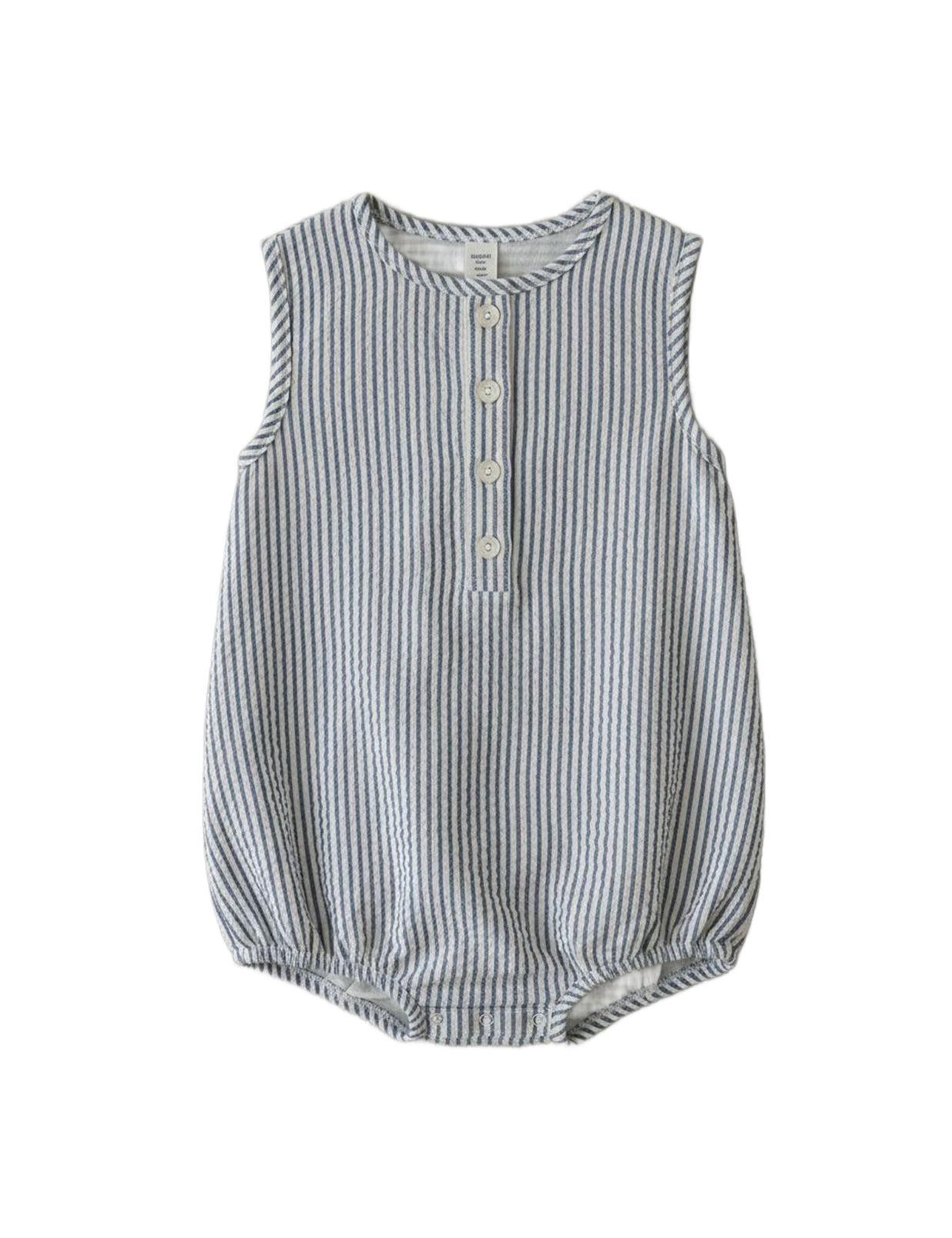 Wren Seersucker Bubble Romper