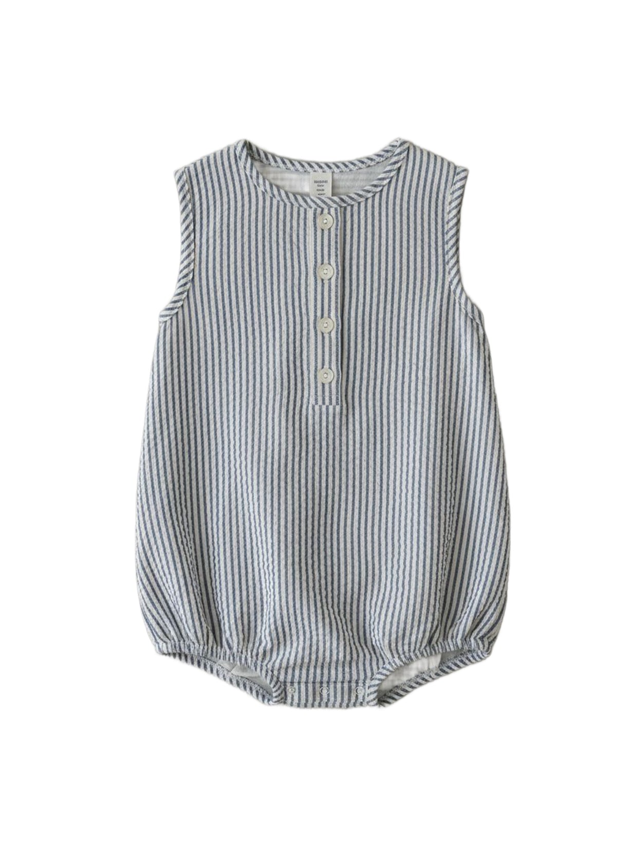 Wren Seersucker Bubble Romper