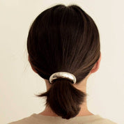 Wide Metal Cuff Hair Tie