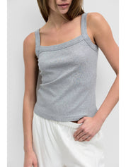 The Shay Tank Top - Heather Grey