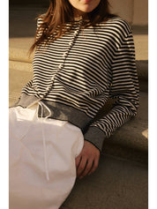 The Montana Cardigan - Black/White