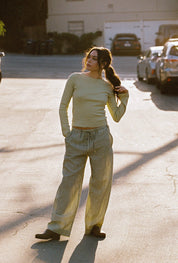 Laundered Stripe Pant