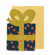 Gift Holiday Die Cut Card