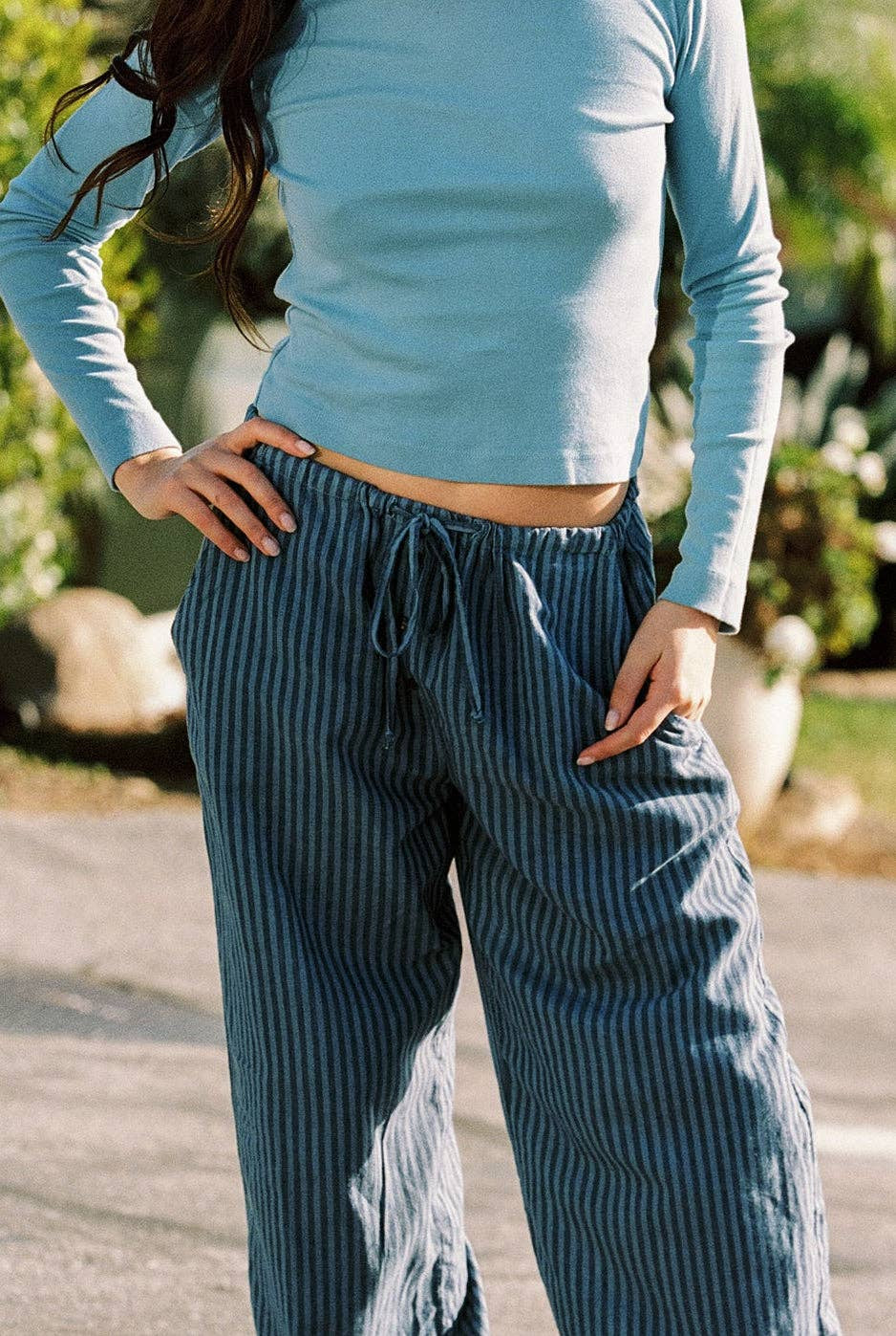 Laundered Stripe Pant