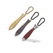 Pocket Fish Knife Keychain