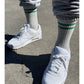 Extended Boyfriend Socks - Light Grey