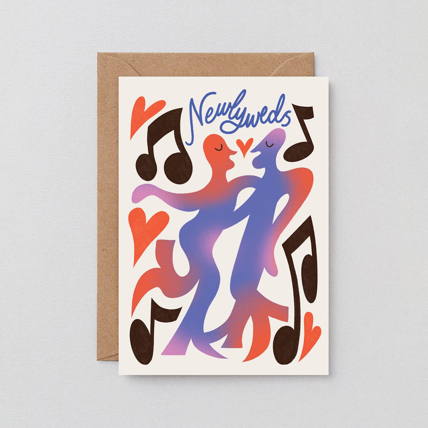 Dancing Newlyweds Card