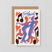 Dancing Newlyweds Card