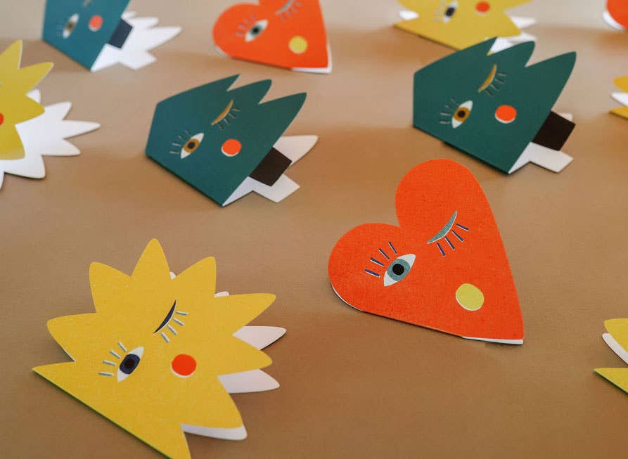 Star Blink Die Cut Card