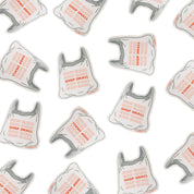 Shop Small Grocery Bag Vinyl Sticker
