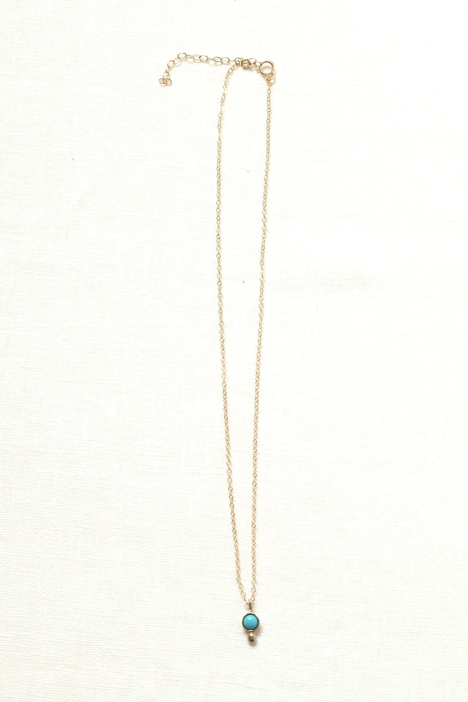 Aster Necklace - Sterling Silver / Turquoise