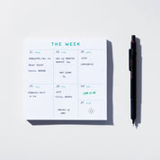 Small Weekly Desk Planner Notepad