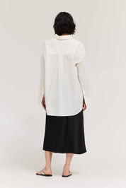 Oversized Round Hem Shirt