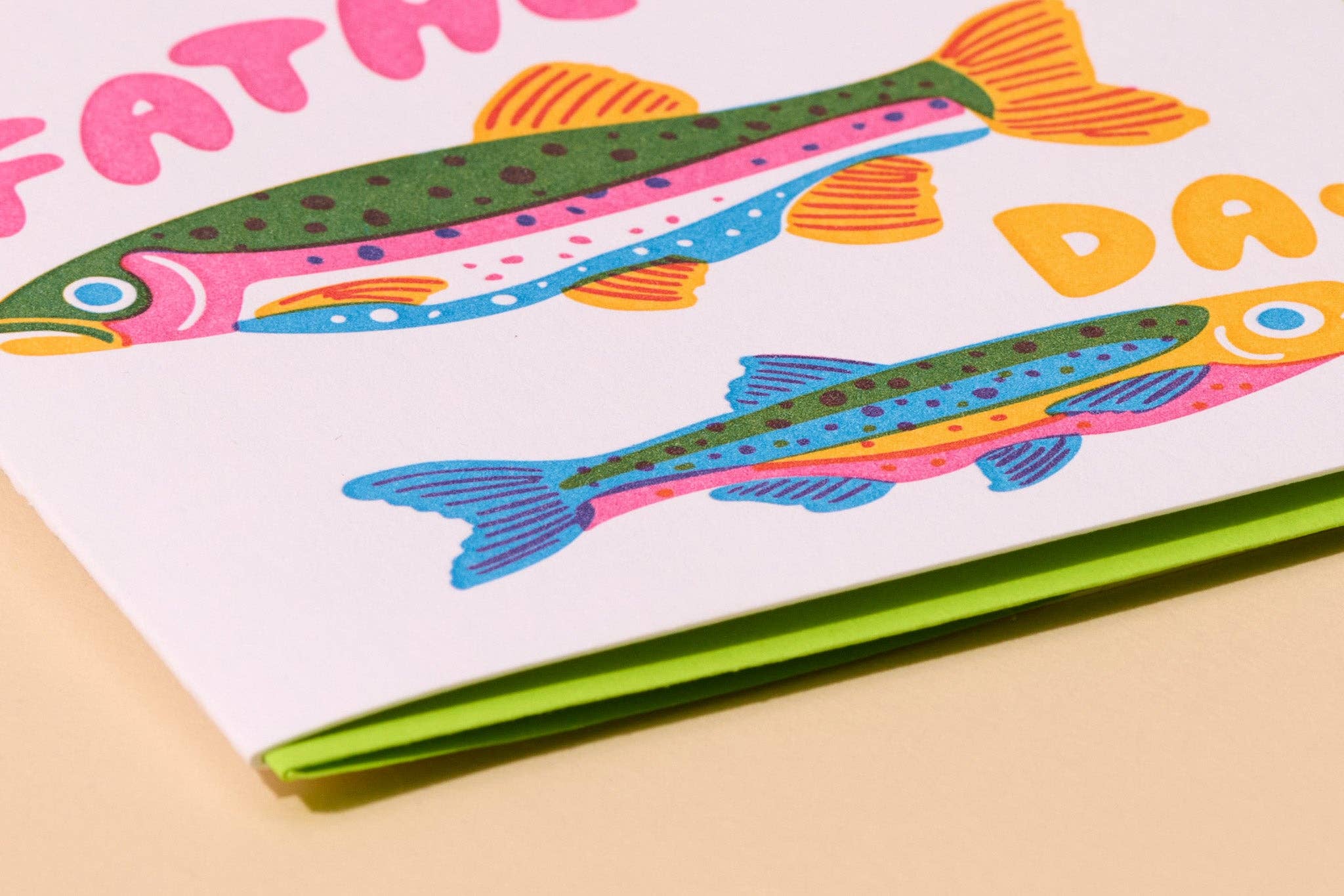 Rainbow Trout Dad Card
