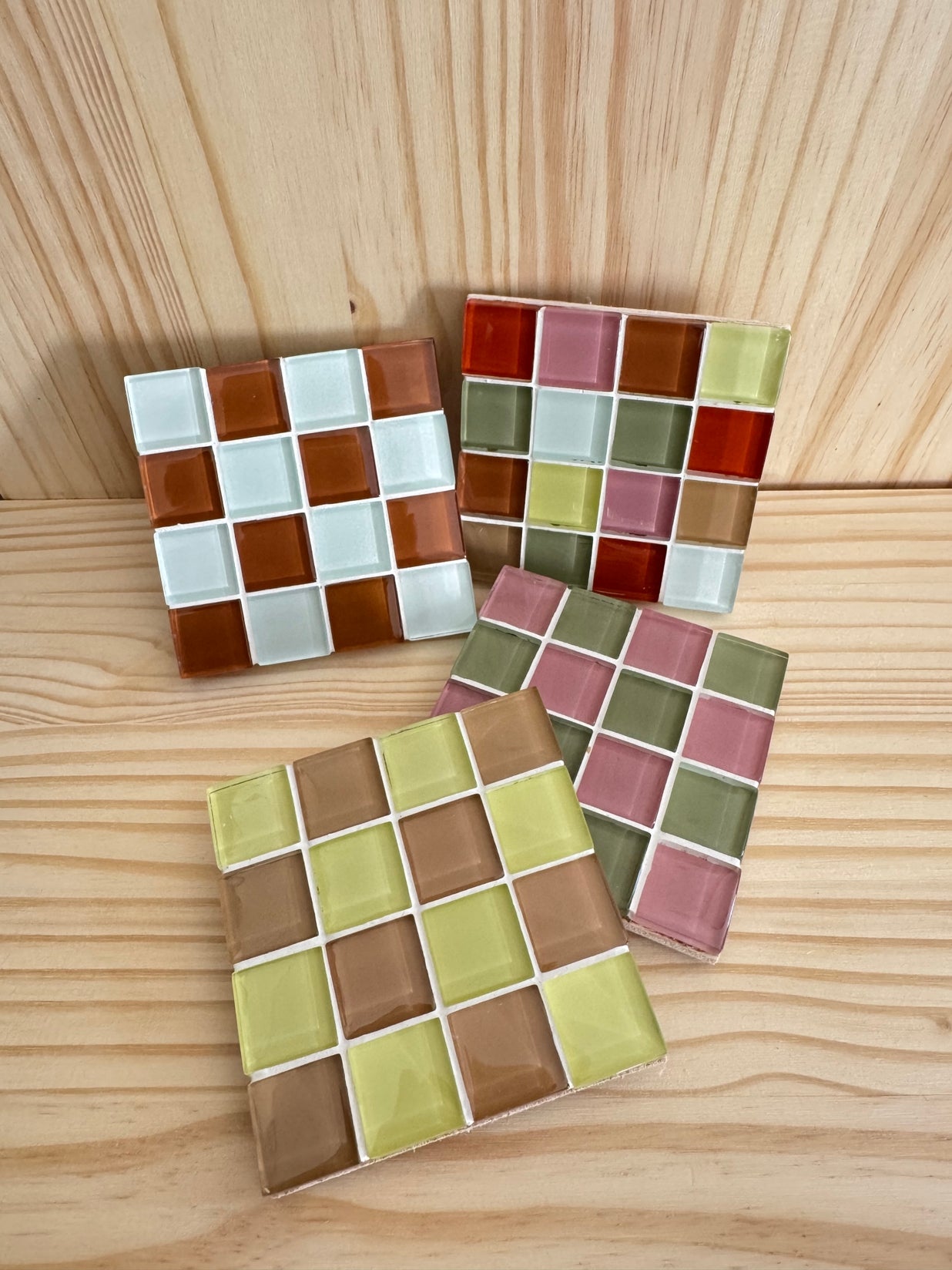 Glass Tile Coasters