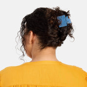 Midi Box Claw - Blue Lattice
