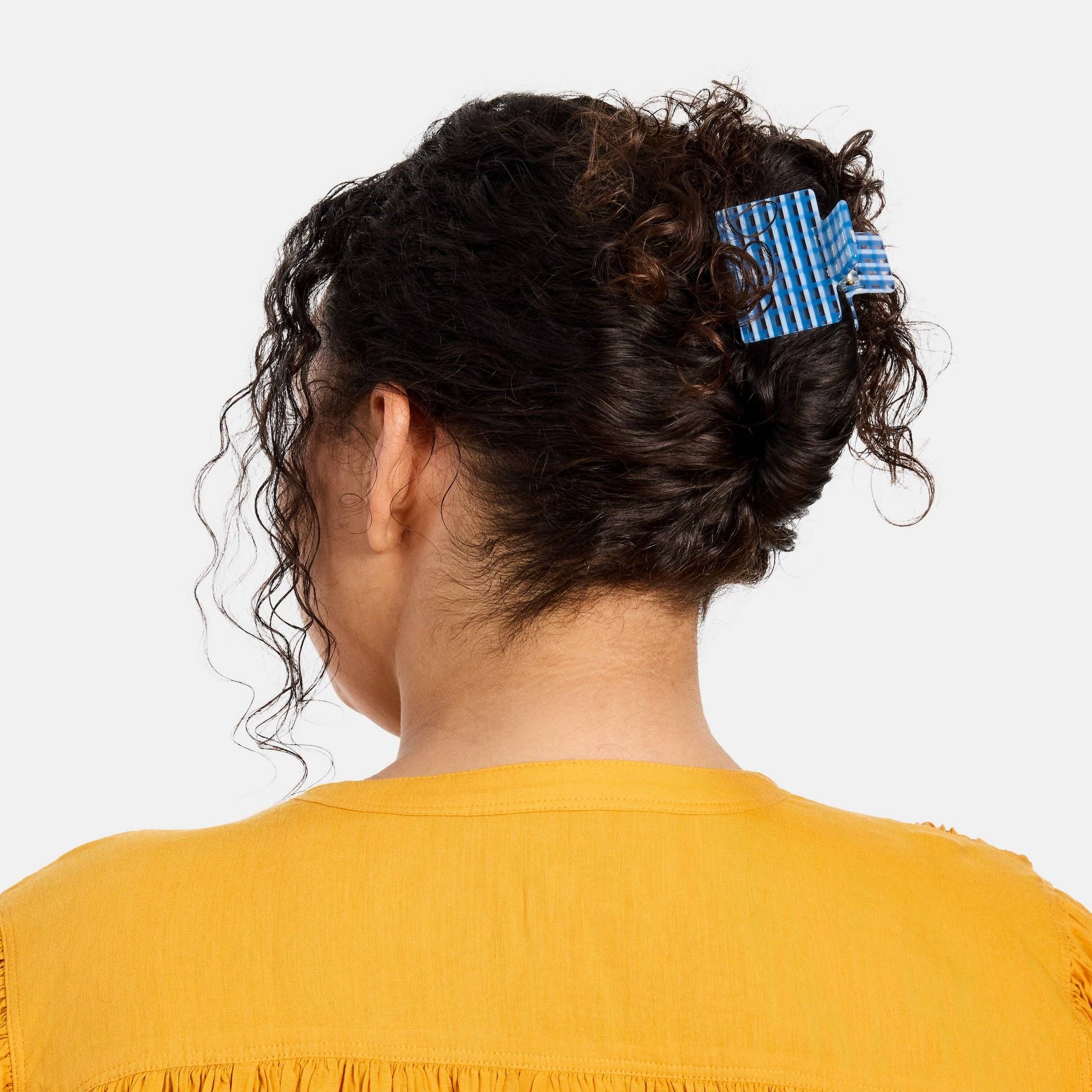Midi Box Claw - Blue Lattice