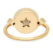 Hidden Star Ring - Moonstone & Turquoise/Gold