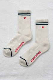 Embroidered Boyfriend socks