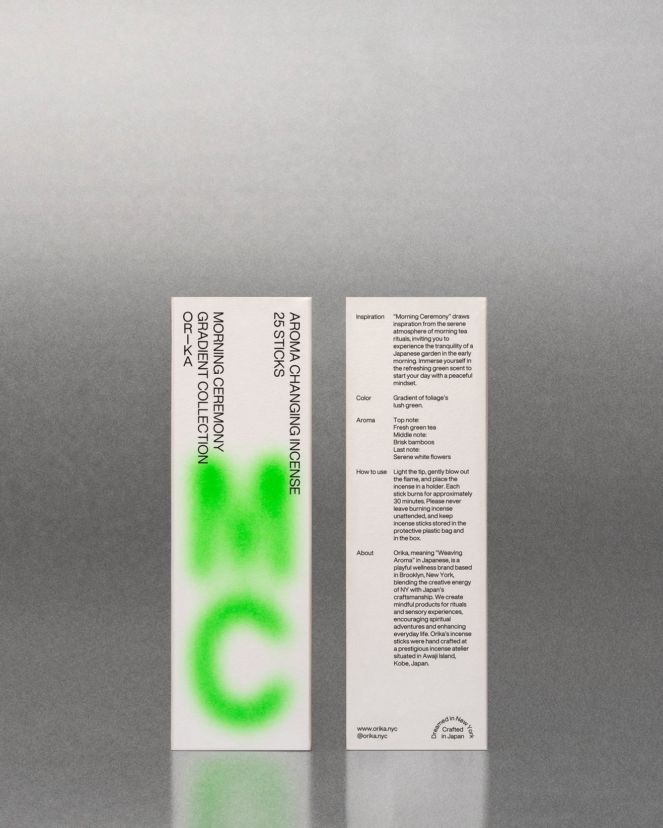 Morning Ceremony — Green Tea Gradient Scent-Changing Incense