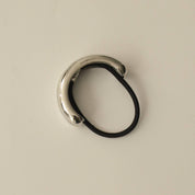 Wide Metal Cuff Hair Tie