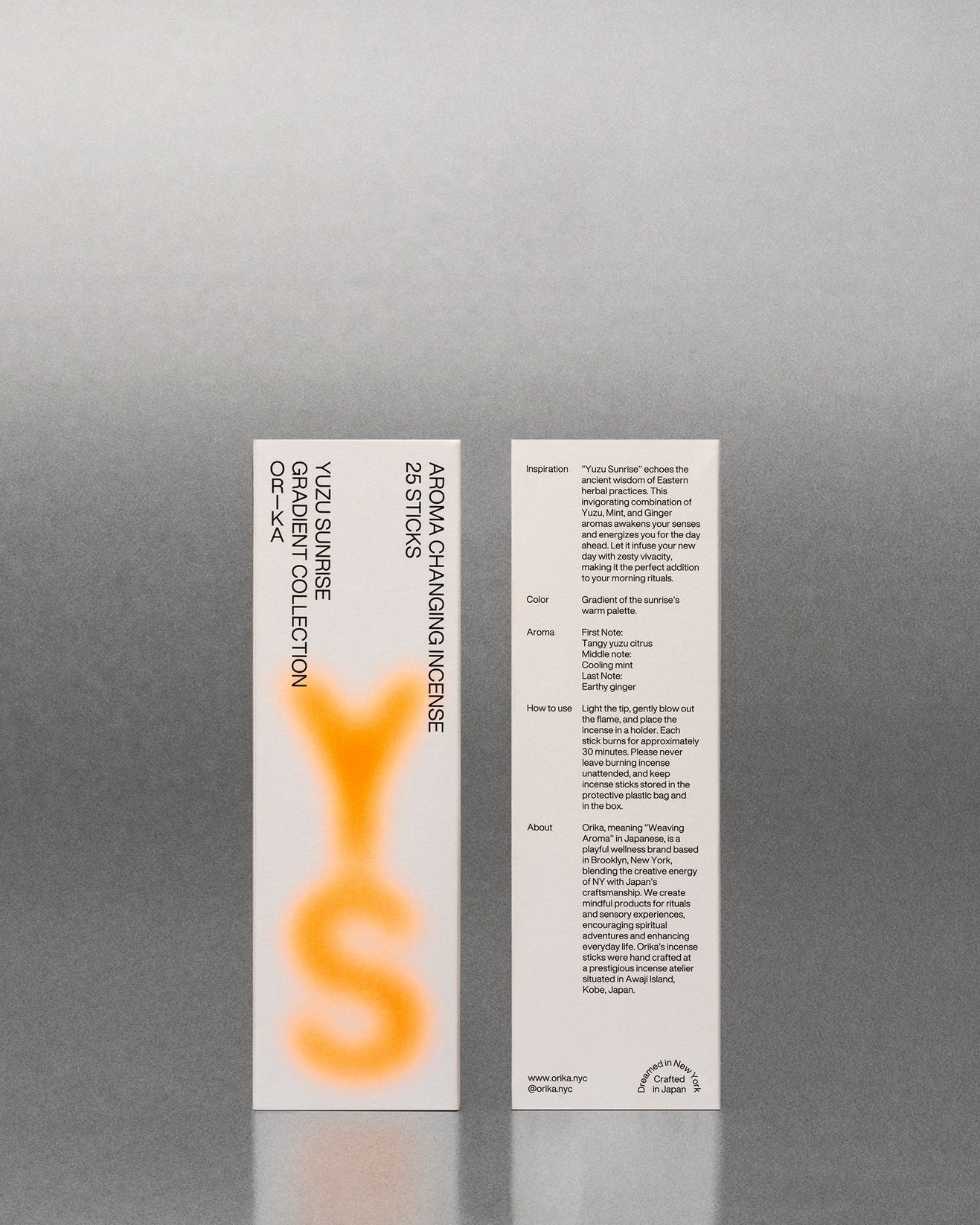 Yuzu Sunrise — Citrus Gradient Scent-Changing Incense