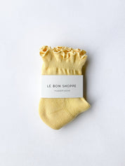 Ruffled Hugger Crew Socks