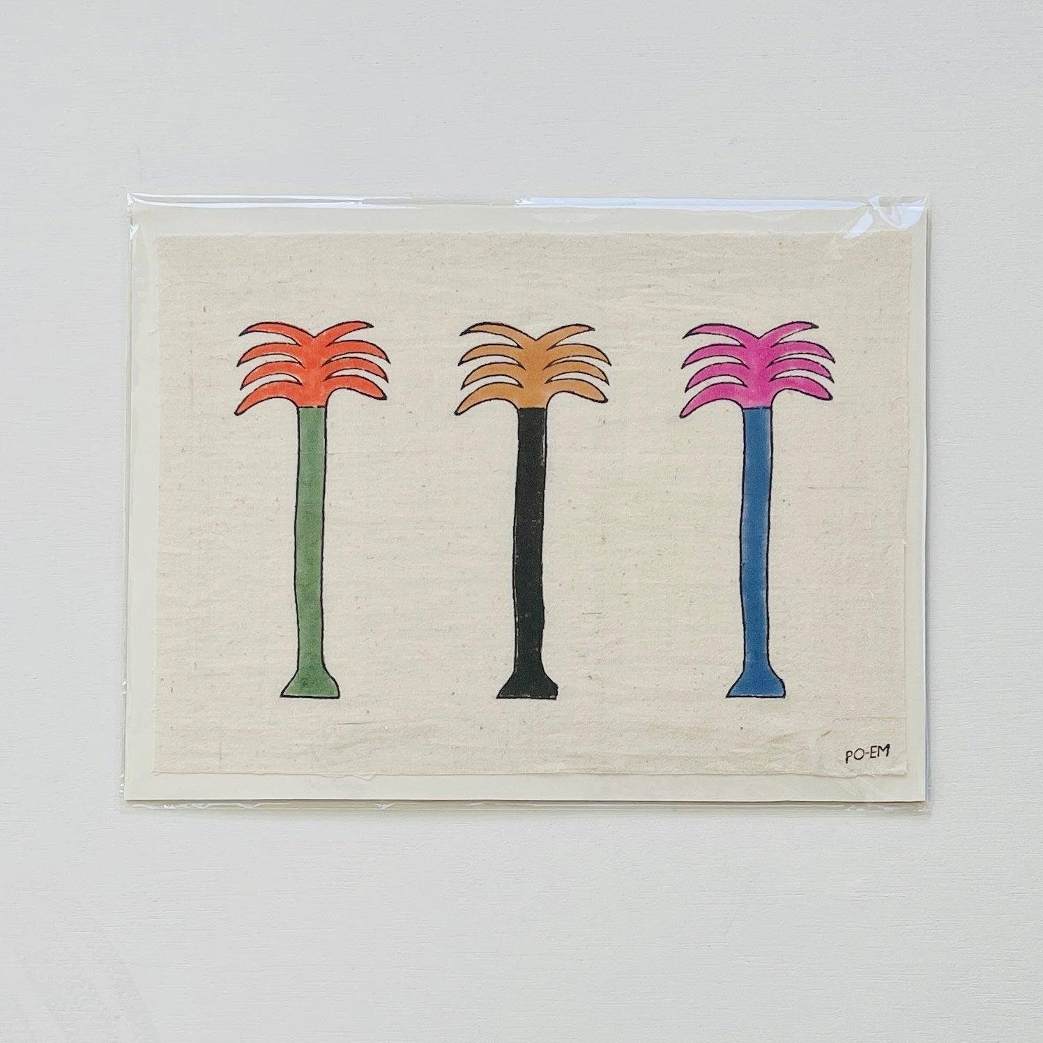 Palma Trio Block Art Print