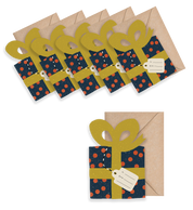 Holiday Gift Mini Cards - Box of 6