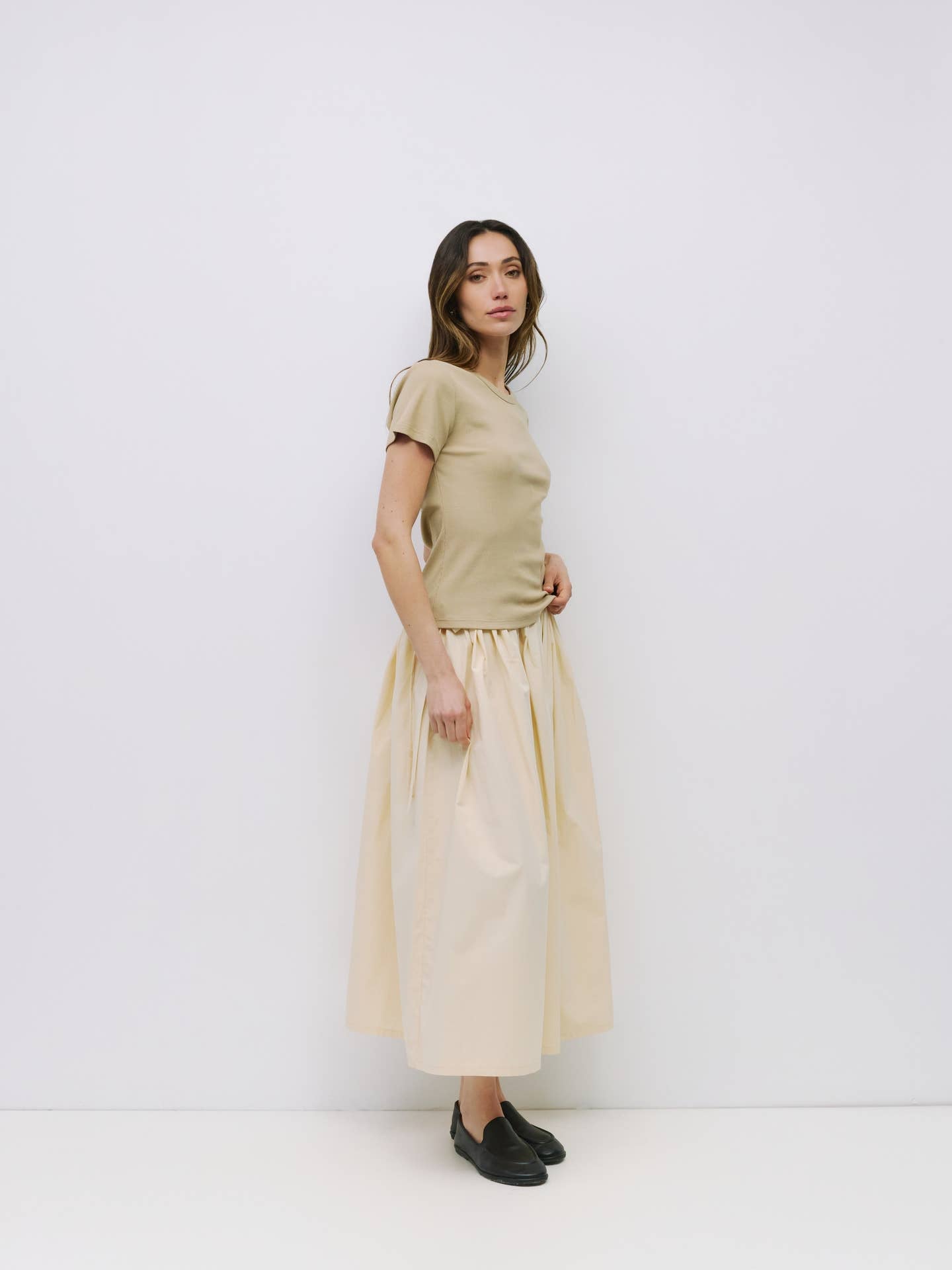 The Kiana Skirt - Cream