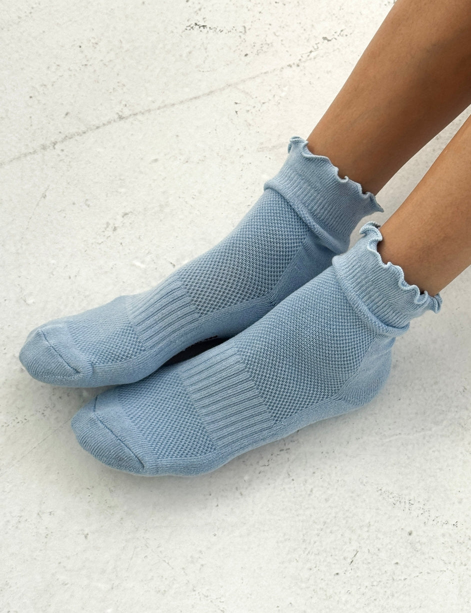 Ruffled Hugger Crew Socks