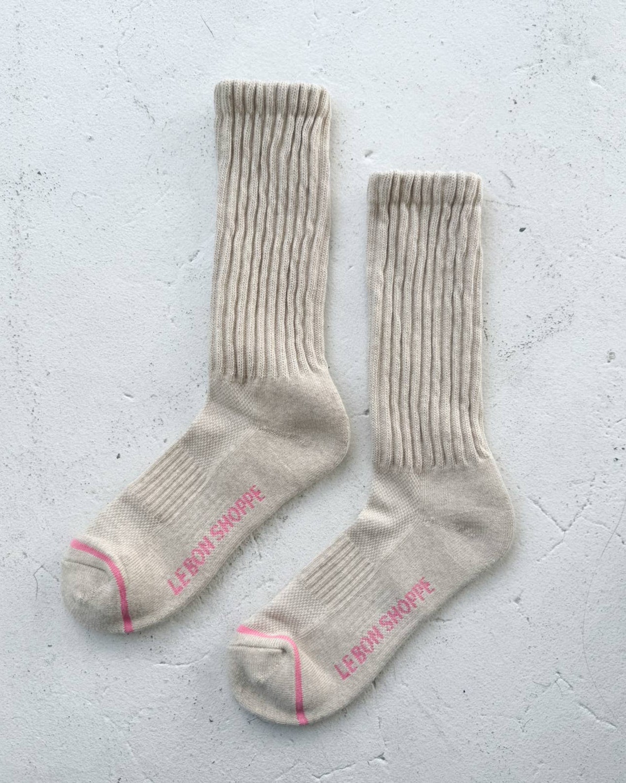 Oatmeal Ballet Socks