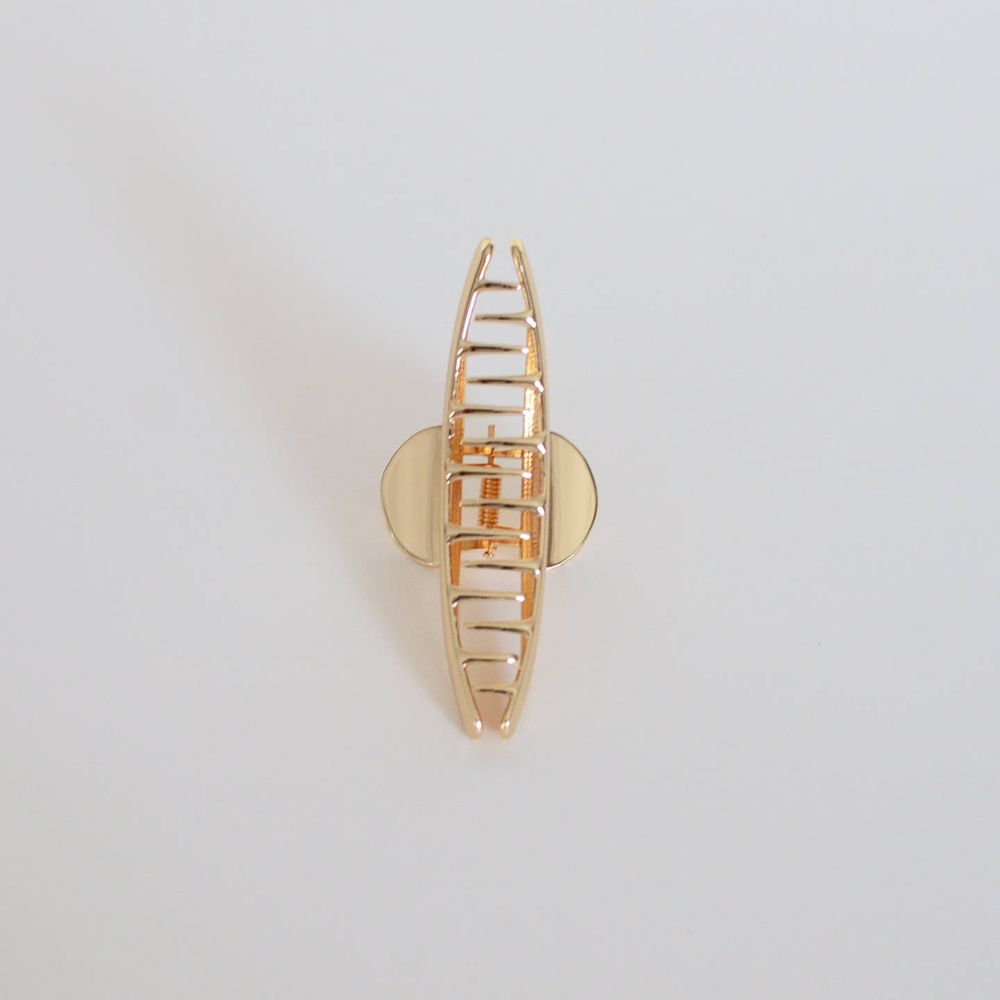 Luna Arc Metal Hair Claw Clip