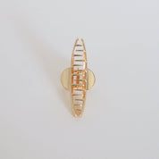Luna Arc Metal Hair Claw Clip
