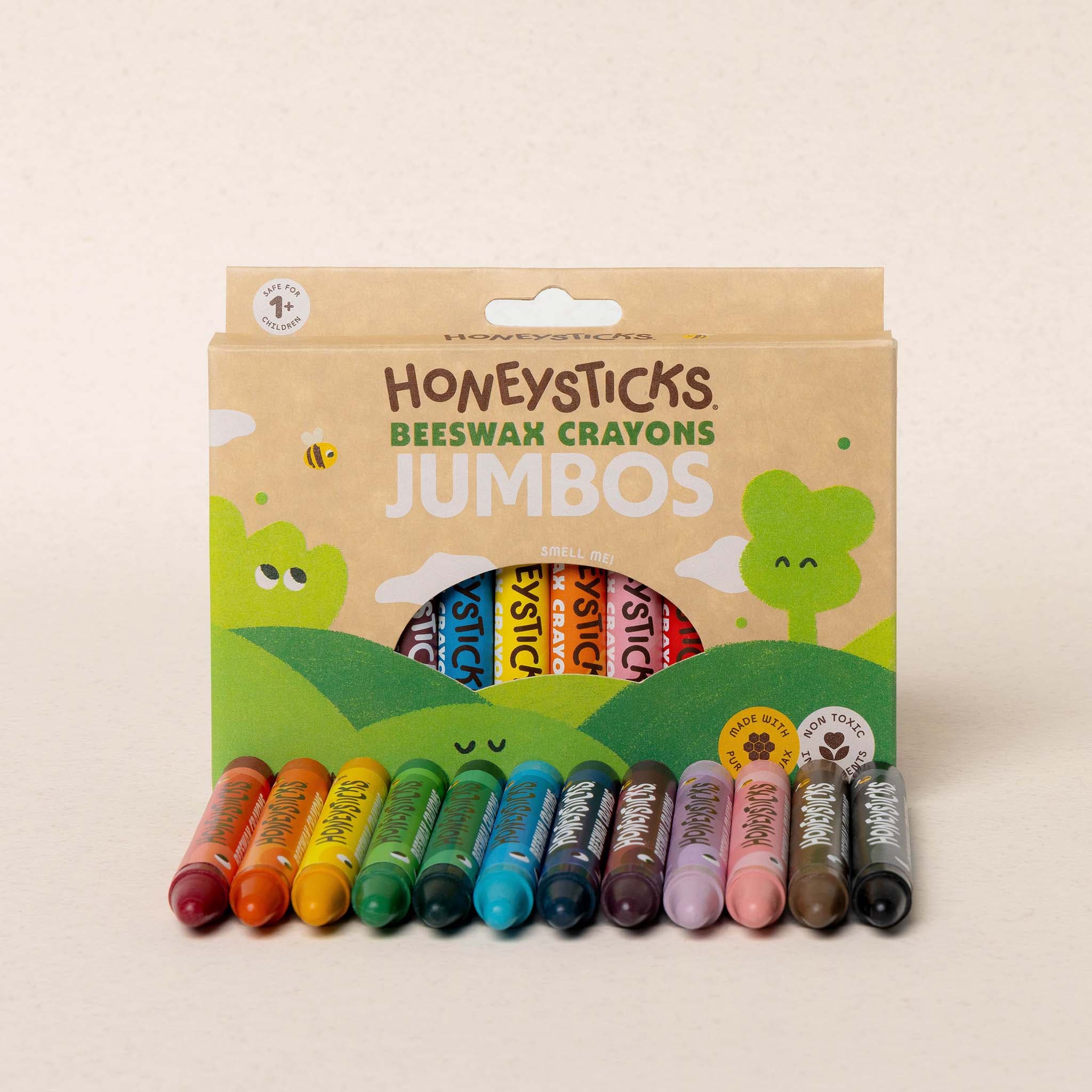 Beeswax Jumbo Crayons