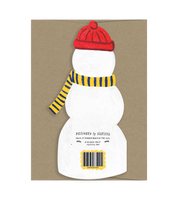 Snowman Die Cut Card
