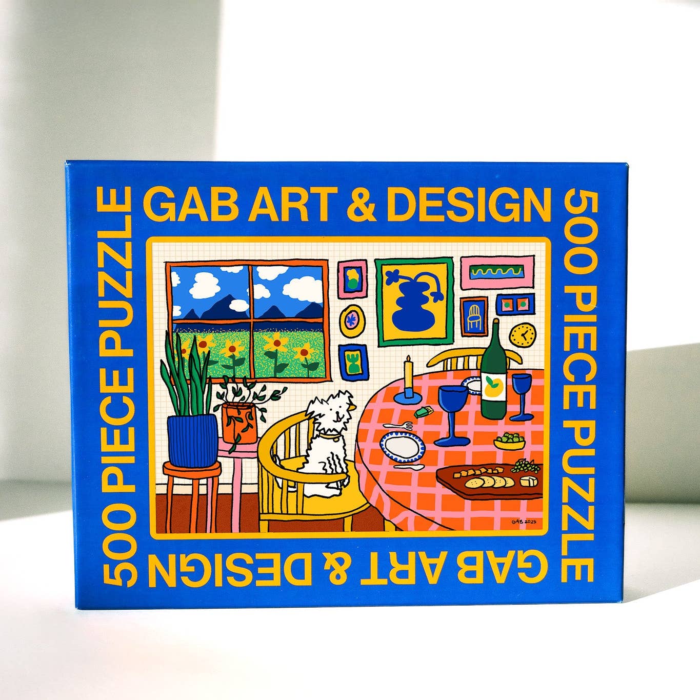 Happy Home Illustrated 500-piece Jigsaw Puzzle