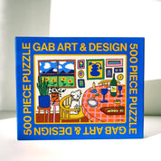 Happy Home Illustrated 500-piece Jigsaw Puzzle