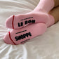 Pink Hugger Socks