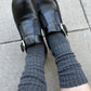 Charcoal Ballet Socks