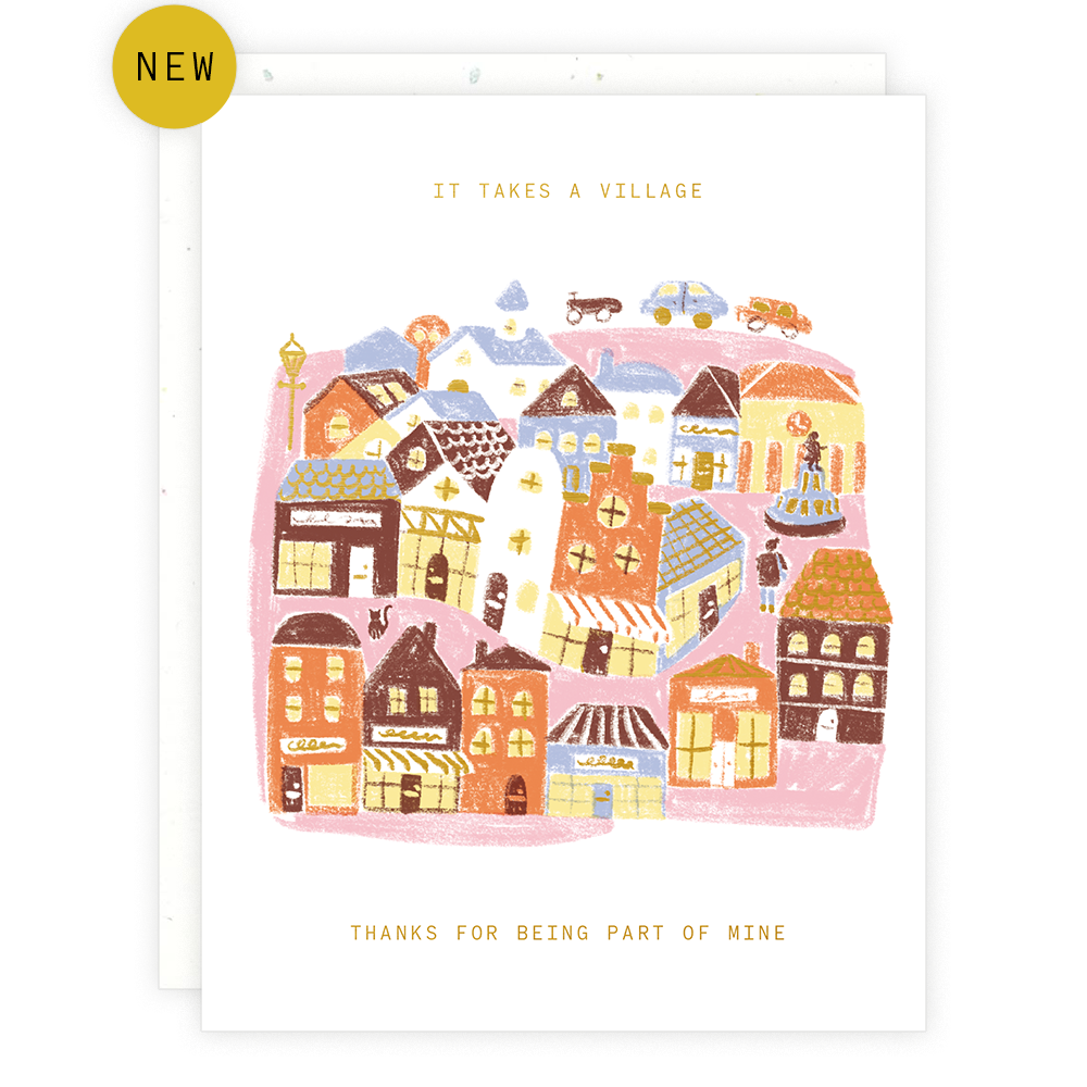 It Takes A Village Card