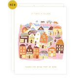 It Takes A Village Card