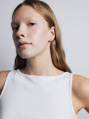 Organic Huggie Hoops