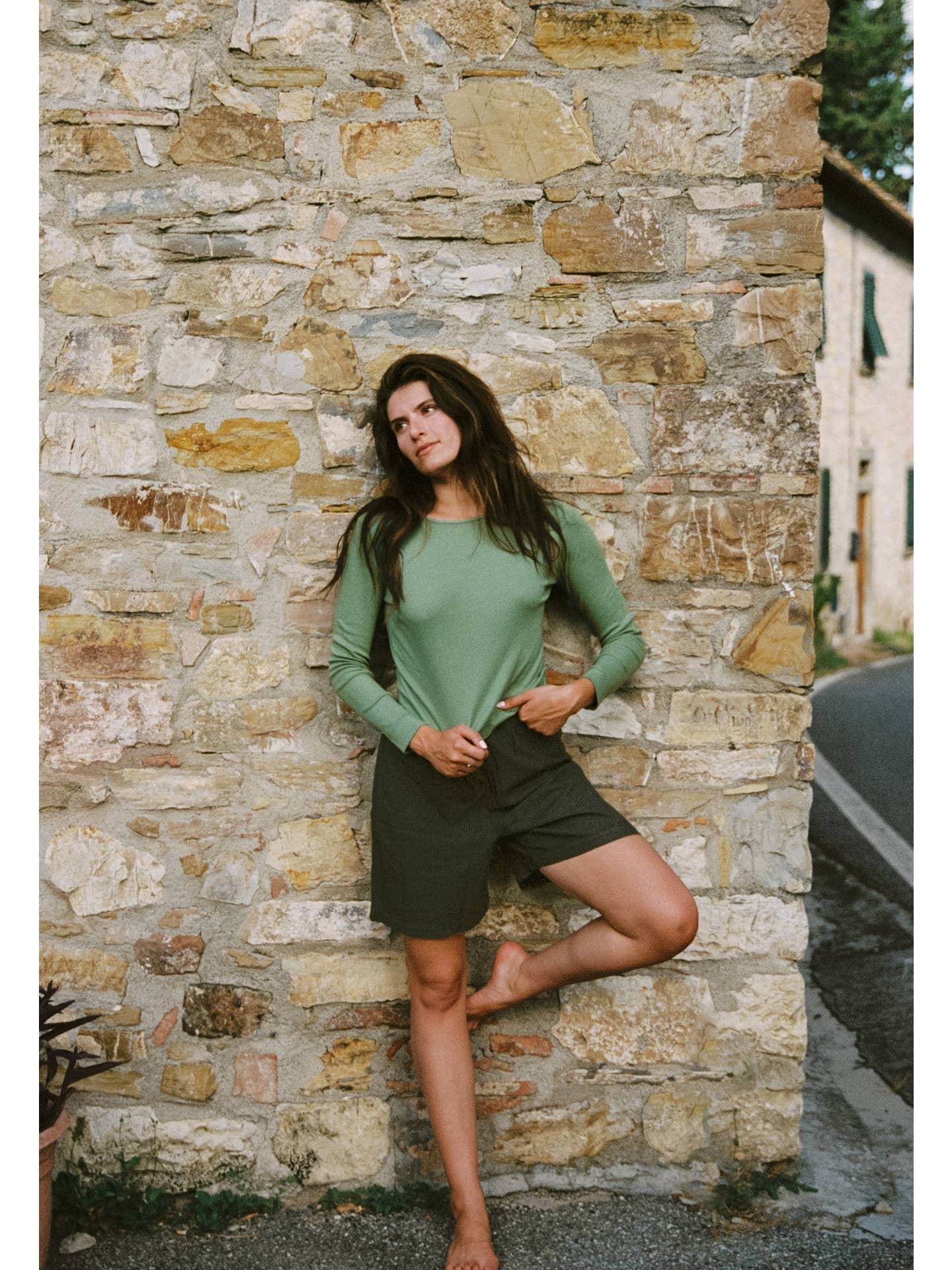 Linen Simple Short