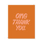 OMG Thank You Card